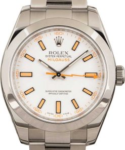 HandMade The Rolex Milgauss 116400 Orange Luminous Markers
