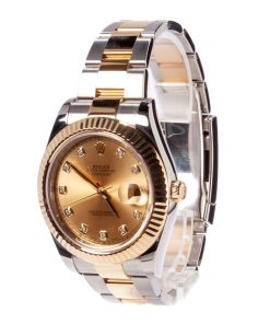 Alternative view of HandMade The Rolex Datejust 116333 Champagne Diamond Dial