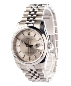 Alternative view of HandMade The Rolex Datejust 116200 Silver Tuxedo Dial