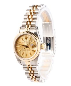 Alternative view of HandMade The Rolex Datejust 69173 Champagne Tapestry