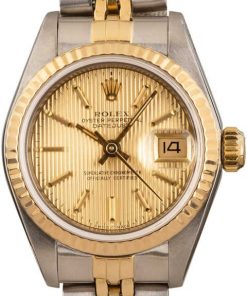 HandMade The Rolex Datejust 69173 Champagne Tapestry