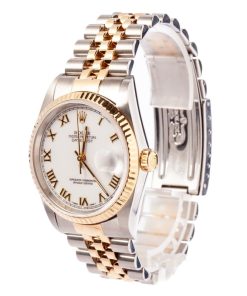 Alternative view of HandMade The Rolex Datejust Two Tone 16233 White Roman Dial
