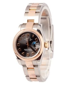 Alternative view of HandMade The Rolex Datejust 179161 Black Concentric Dial