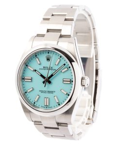 Alternative view of HandMade The Rolex Oyster Perpetual 124300 Turquoise Blue