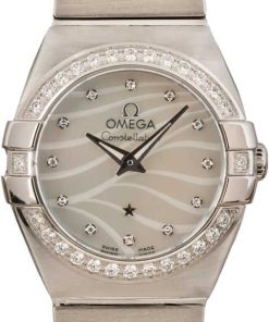 HandMade The Ladies Omega Constellation Diamond Bezel & Dial