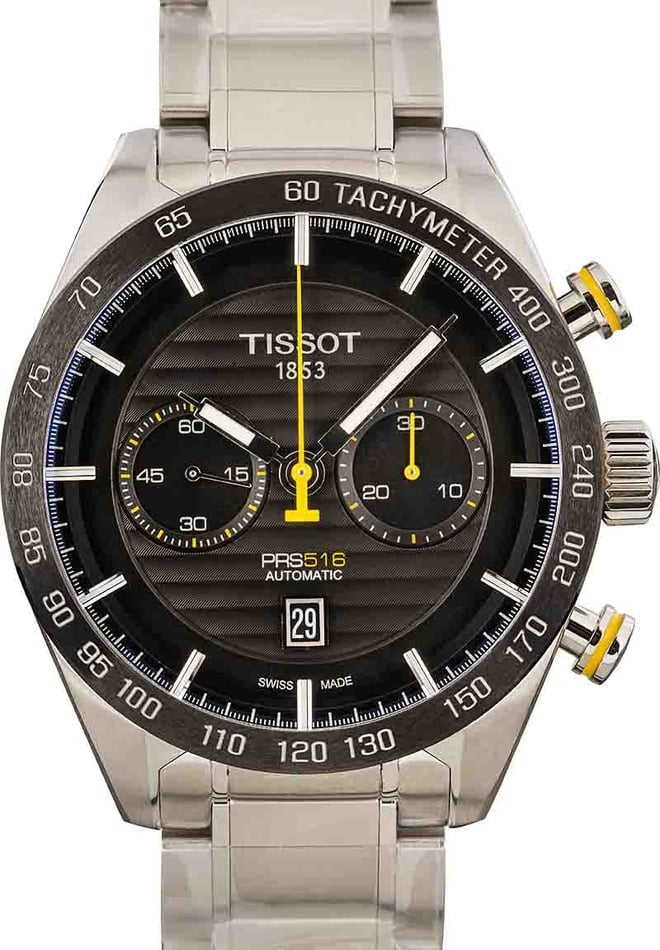HandMade The Tissot PRS 516 Automatic Chronograph Black Dial