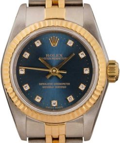 HandMade The Ladies Rolex Oyster Perpetual 67193 Diamond