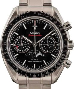 HandMade The Omega Speedmaster Moonphase Black Dial