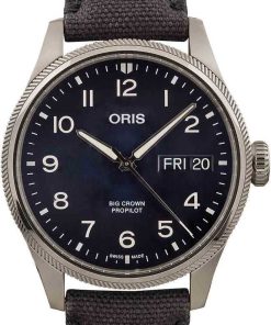 HandMade The Oris Big Crown ProPilot Big Day Date Blue Dial & Textile Strap