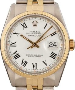 HandMade The Rolex Datejust 16013 White Buckley Dial