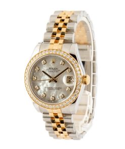 Alternative view of HandMade The Rolex Datejust 178383 Diamond Dial and Bezel