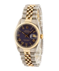 Alternative view of HandMade The Rolex Datejust 16013 Blue Roman Dial