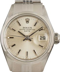 HandMade The Ladies Rolex Date 6516 Silver Dial