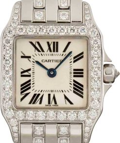HandMade The Cartier Santos Demoiselle 18k White Gold