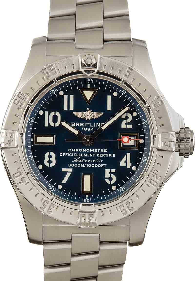 HandMade The Breitling Avenger Seawolf Blue Dial