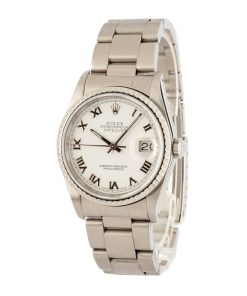 Alternative view of HandMade The Rolex Datejust 16220 White Roman Dial