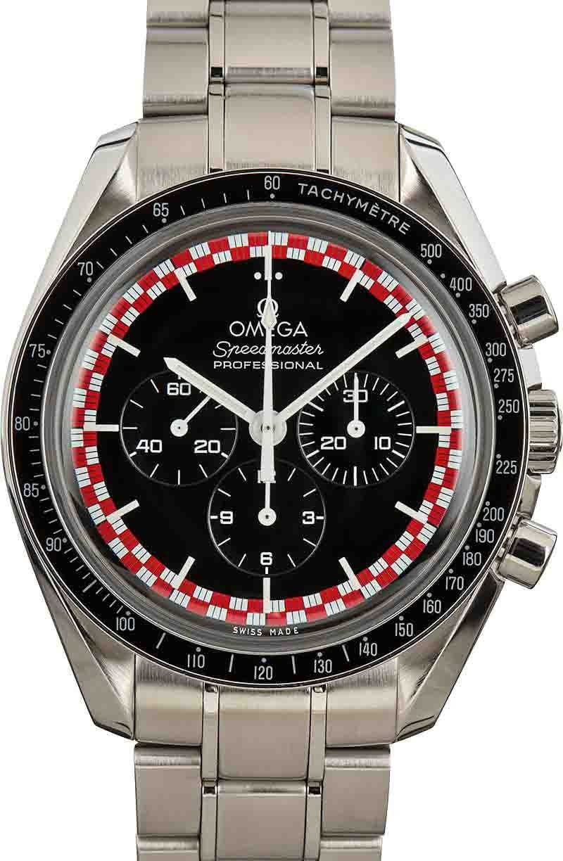 HandMade The Omega Speedmaster Moonwatch Stainless Steel Black Dial