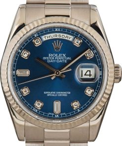 HandMade The Rolex President 118239 Blue Diamond Dial