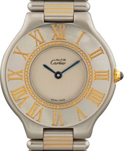 HandMade The Ladies Cartier Must De 21 Ivory Dial