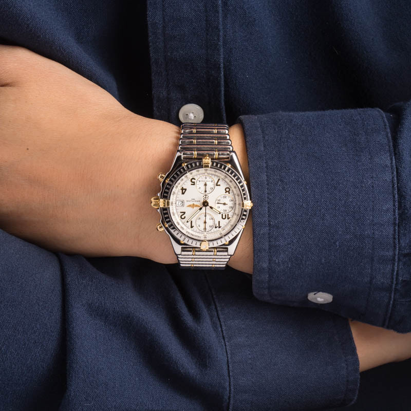 HandMade The Breitling Chronomat Silver Dial - Image 4