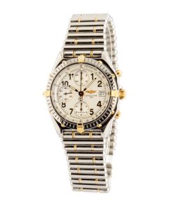 Alternative view of HandMade The Breitling Chronomat Silver Dial