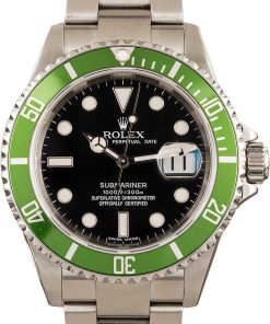 HandMade The Rolex Submariner 16610V Green 'Kermit' Bezel