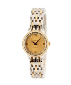 Alternative view of HandMade The Omega De Ville Prestige Champagne Diamond Dial