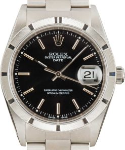 HandMade The Rolex Date ref 15210 Black Dial