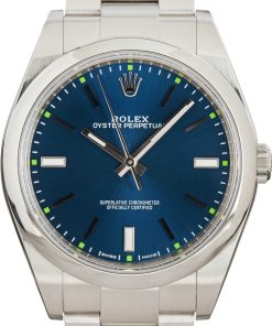 HandMade The Rolex Oyster Perpetual 114300 Blue Dial