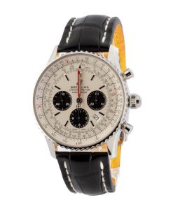 Alternative view of HandMade The Breitling Navitimer B03 Chronograph Rattrapante Silver Dial