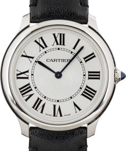 HandMade The Cartier Ronde Must De Cartier 36MM Stainless Steel