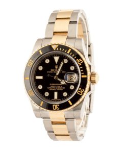 Alternative view of HandMade The Rolex Submariner 116613LN Black Diamond Dial