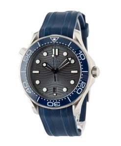 Alternative view of HandMade The Omega Seamaster Diver 300M Steel on Rubber