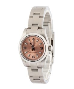 Alternative view of HandMade The Ladies Rolex Oyster Perpetual 26 ref 176200 Pink Arabic Dial