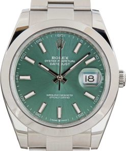 HandMade The Rolex Datejust 41 126300 Mint Green Dial