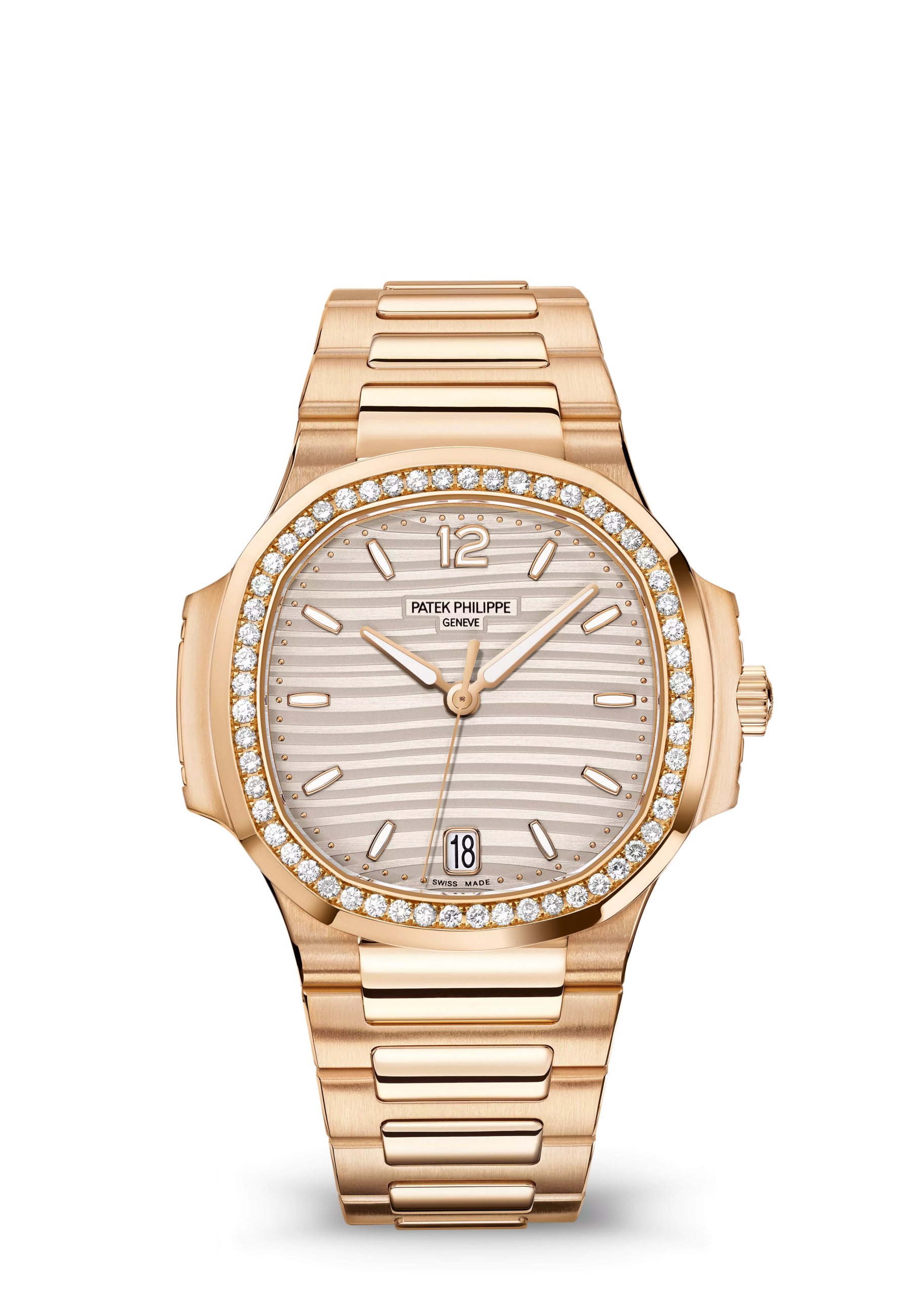 DATE. SWEEP SECONDS. Rose gold 7118/1200R-001