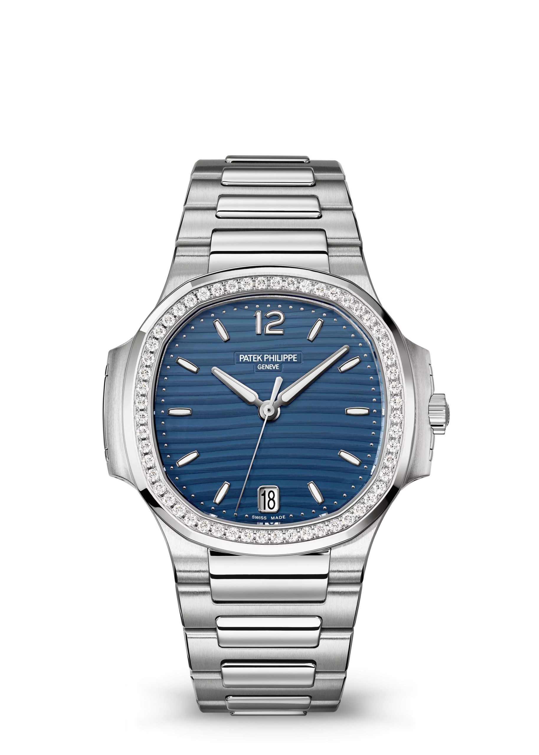 DATE. SWEEP SECONDS. Steel 7118/1200A-001