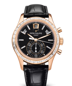 FLYBACK CHRONOGRAPH. ANNUAL CALENDAR. JOAILLERIE. Rose gold 5961R-010