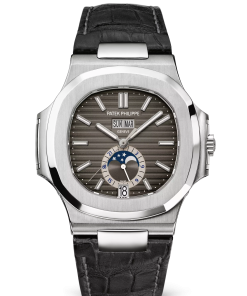 ANNUAL CALENDAR. MOON PHASES. Steel 5726A-001