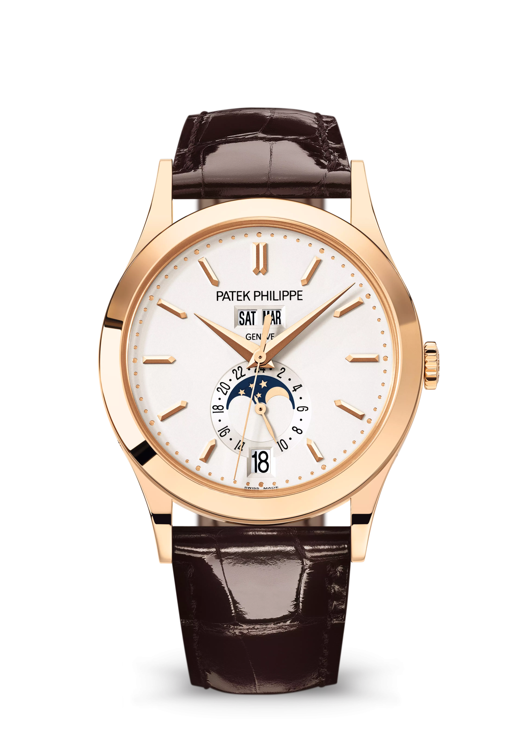 ANNUAL CALENDAR. MOON PHASES. Rose gold 5396R-011