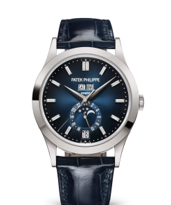 ANNUAL CALENDAR. MOON PHASES. White gold 5396G-017