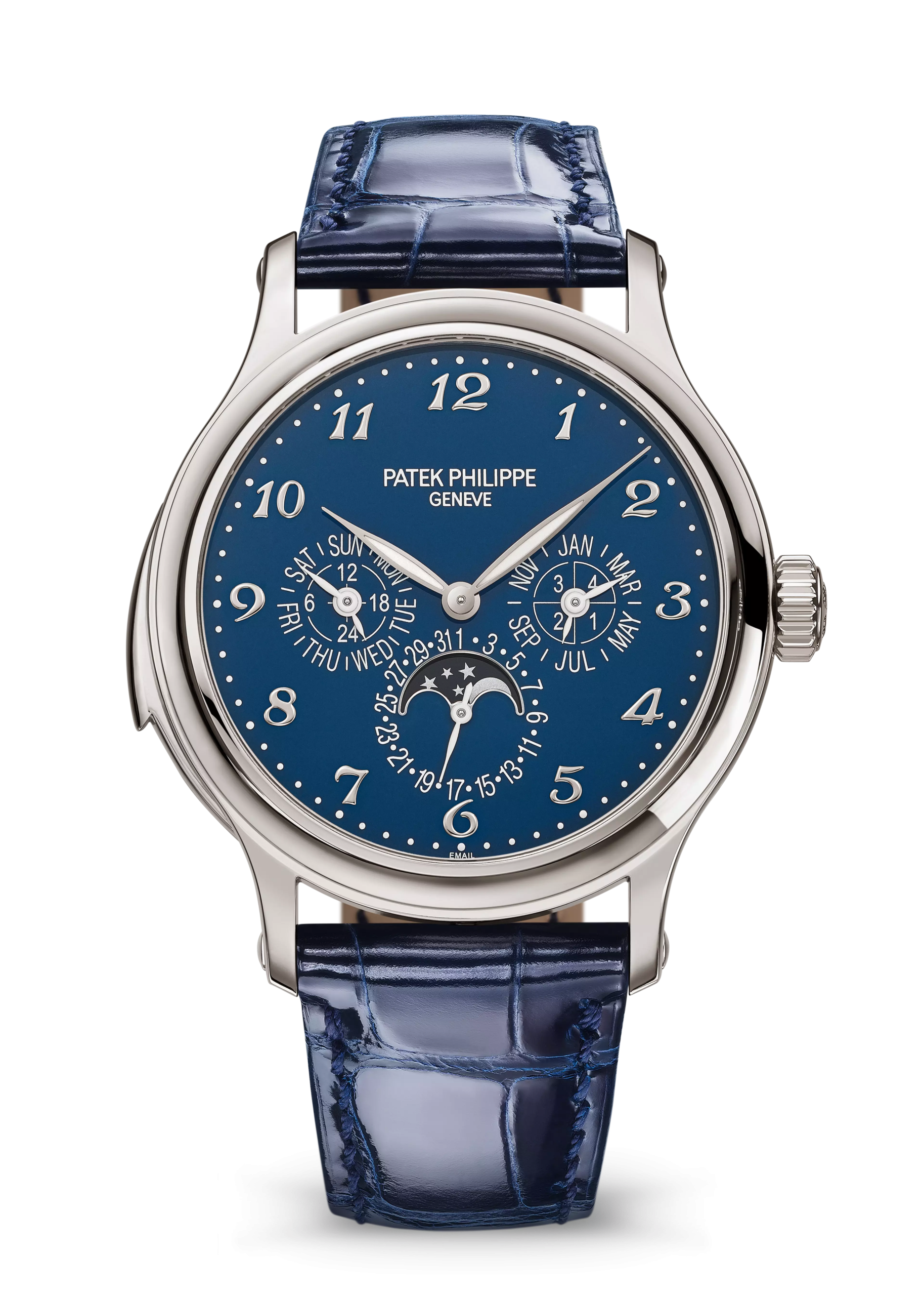 MINUTE REPEATER. PERPETUAL CALENDAR. White gold 5374G-001