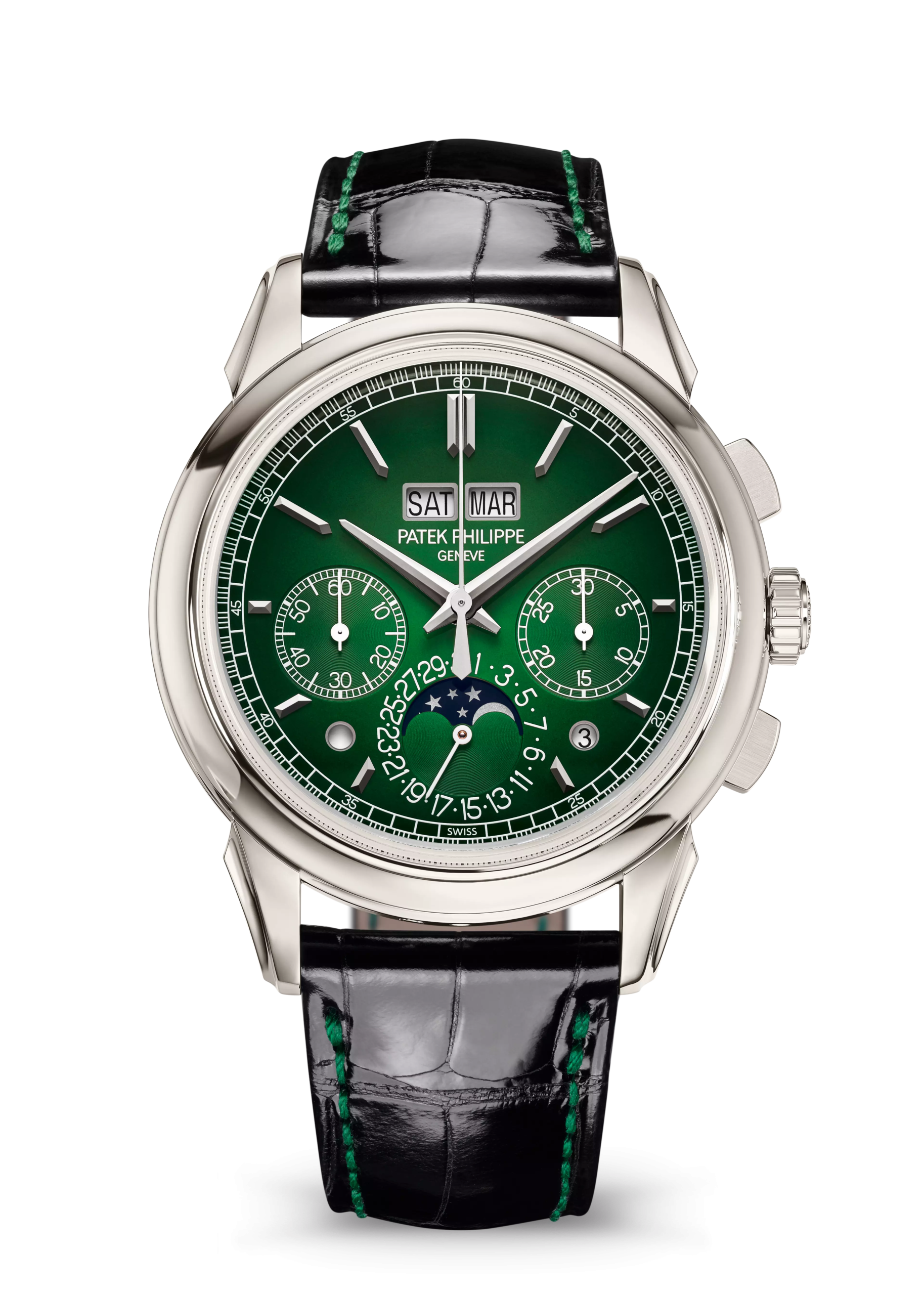 CHRONOGRAPH. PERPETUAL CALENDAR. Platinum 5270P-014