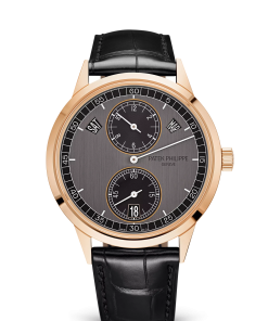 ANNUAL CALENDAR. REGULATOR-STYLE DISPLAY. Rose gold 5235/50R-001