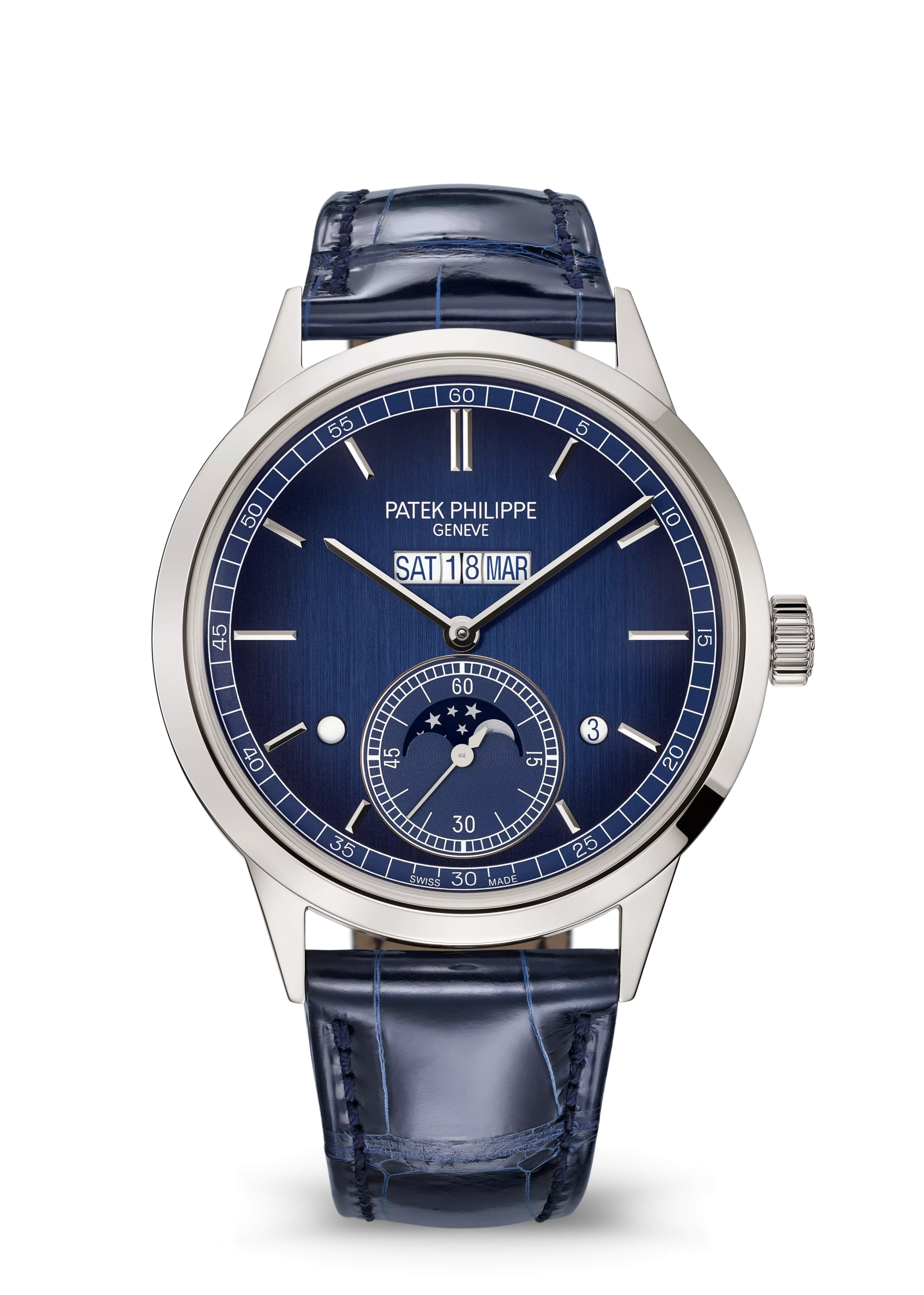 IN-LINE PERPETUAL CALENDAR Platinum 5236P-001