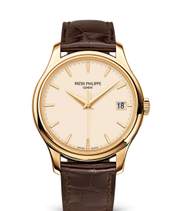DATE. SWEEP SECONDS. Yellow gold 5227J-001