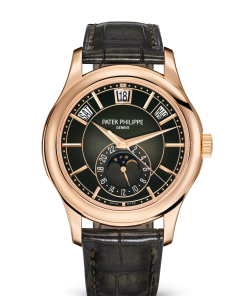 ANNUAL CALENDAR. MOON PHASES. Rose gold 5205R-011