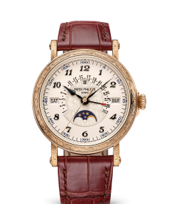 RETROGRADE PERPETUAL CALENDAR. RARE HANDCRAFTS. Rose gold 5160/500R-001