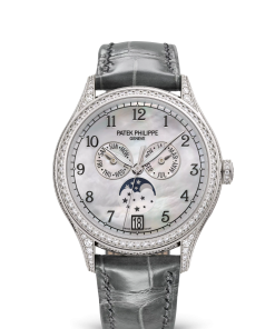 ANNUAL CALENDAR. MOON PHASES. JOAILLERIE. White gold 4948G-010