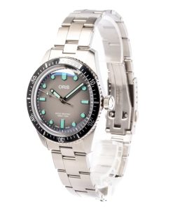 Alternative view of HandMade The Mens Oris Divers Sixty-Five Grey Dial